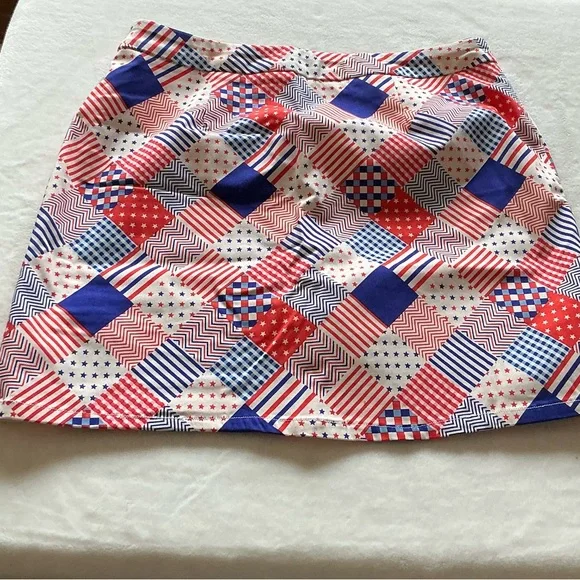 Kate Park Women's Patriotic Athletic Skort Skirt - Picture 12 of 12